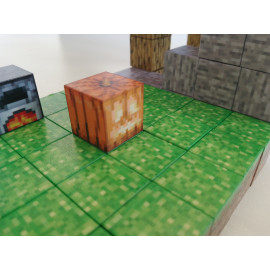 Magnetická stavebnica Minecraft Knižnica a magický strom 132ks