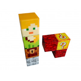 Magnetická stavebnica Minecraft Magic cube 48ks