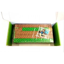 Magnetická stavebnica Minecraft Stromy a vodopád s postavičkou 101ks