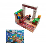 Magnetická stavebnica Minecraft TNT world 100ks