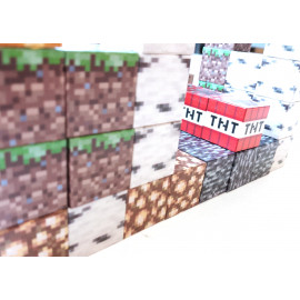 Magnetická stavebnica Minecraft TNT world 100ks