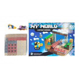 Magnetická stavebnica Minecraft TNT world 100ks
