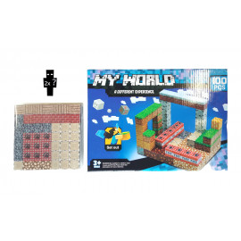 Magnetická stavebnica Minecraft TNT world 100ks