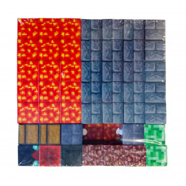 Magnetická stavebnica Minecraft Danger svietiaca 101ks