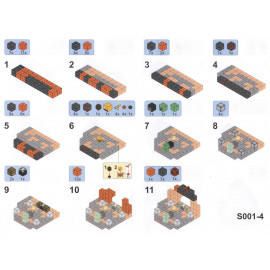 Magnetická stavebnica Minecraft Danger svietiaca 101ks