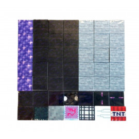 Magnetická stavebnica Minecraft Dragon world svietiaca 100ks