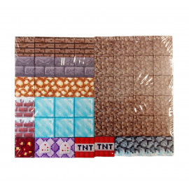 Magnetická stavebnica Minecraft Diamond world 50ks