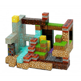 Veľká magnetická stavebnica Minecraft Iron Diamond Gold TNT 220ks