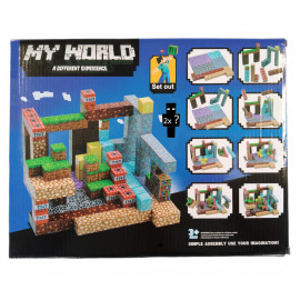 Veľká magnetická stavebnica Minecraft Iron Diamond Gold TNT 220ks