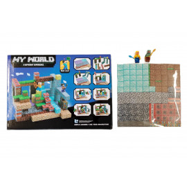 Veľká magnetická stavebnica Minecraft Iron Diamond Gold TNT 220ks