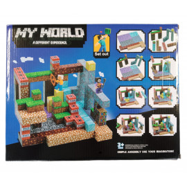 Veľká magnetická stavebnica Minecraft Iron Diamond Gold TNT 220ks