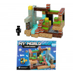 Veľká magnetická stavebnica Minecraft Iron Diamond Gold TNT 220ks