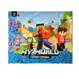 Magnetická stavebnica Minecraft s figúrkami 36ks