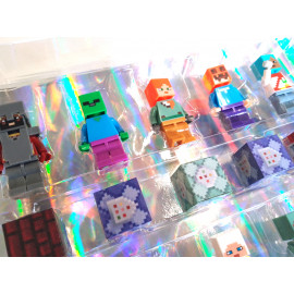 Magnetická stavebnica Minecraft s figúrkami 36ks
