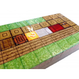 Magnetická stavebnica Minecraft Domček s postavičkou 101ks