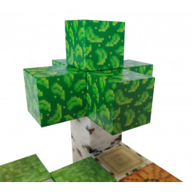 Magnetická stavebnica Minecraft Úkryt s posteľou, pecou a truhlou 51ks