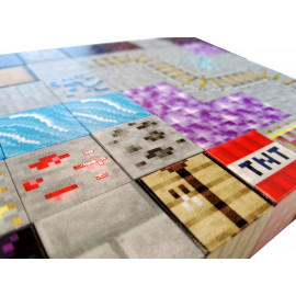 Magnetická stavebnica Minecraft Portál a TNT s postavičkou 51ks