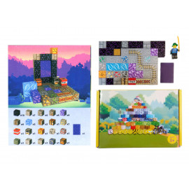 Magnetická stavebnica Minecraft Portál a TNT s postavičkou 51ks