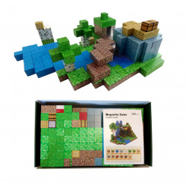 Minecraft Jungle Creek XXL Magnetická stavebnica 300ks