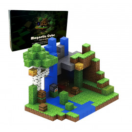Minecraft Jungle Creek XXL Magnetická stavebnica 300ks