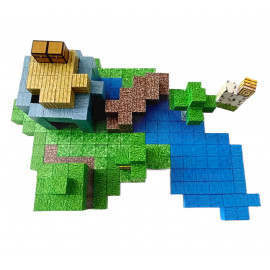 Minecraft Jungle Creek XXL Magnetická stavebnica 300ks