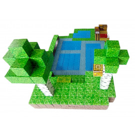 Minecraft Jungle Creek XXL Magnetická stavebnica 300ks