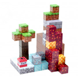 Magnetická stavebnica Minecraft Diamond Lava TNT 87ks