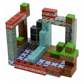 Minecraft Magnetická stavebnica XL Diamond TNT Redstone 184ks