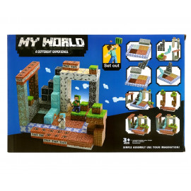 Minecraft Magnetická stavebnica XL Diamond TNT Redstone 184ks