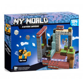 Minecraft Magnetická stavebnica XL Diamond TNT Redstone 184ks