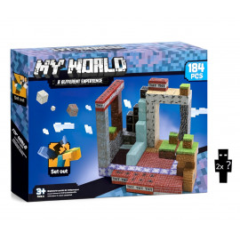 Minecraft Magnetická stavebnica XL Diamond TNT Redstone 184ks