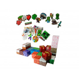 Adventný kalendár Minecraft Magnetické kocky a iné prekvapenia