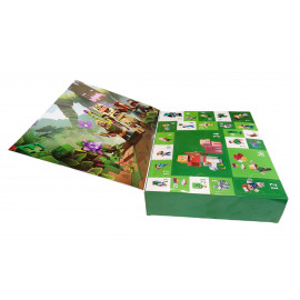 Adventný kalendár Minecraft Magnetické kocky a iné prekvapenia