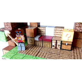 Magnetická stavebnica Minecraft Special Lucky block s postavičkou 101ks
