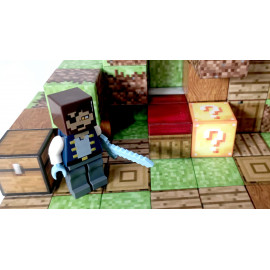 Magnetická stavebnica Minecraft Special Lucky block s postavičkou 101ks