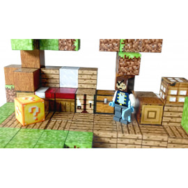 Magnetická stavebnica Minecraft Special Lucky block s postavičkou 101ks