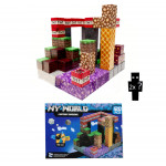 Magnetická stavebnica Minecraft TNT Amethyst Lava building expresion 120ks