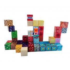 Magnetická stavebnica Minecraft Special blocks 51ks