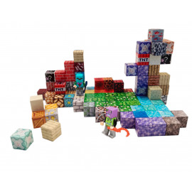 Magnetická stavebnica Minecraft Special blocks 102ks