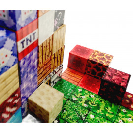 Magnetická stavebnica Minecraft Special blocks 102ks