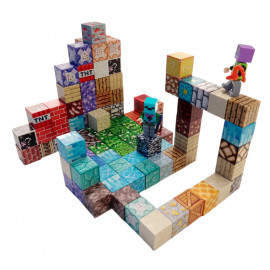 Magnetická stavebnica Minecraft Special blocks 102ks