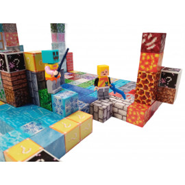 Magnetická stavebnica Minecraft Special blocks 202ks
