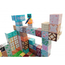 Magnetická stavebnica Minecraft Special blocks 202ks