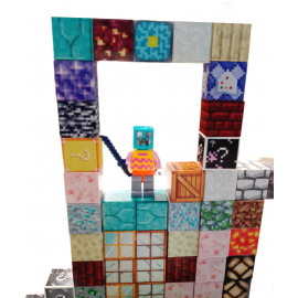 Magnetická stavebnica Minecraft Special blocks 202ks
