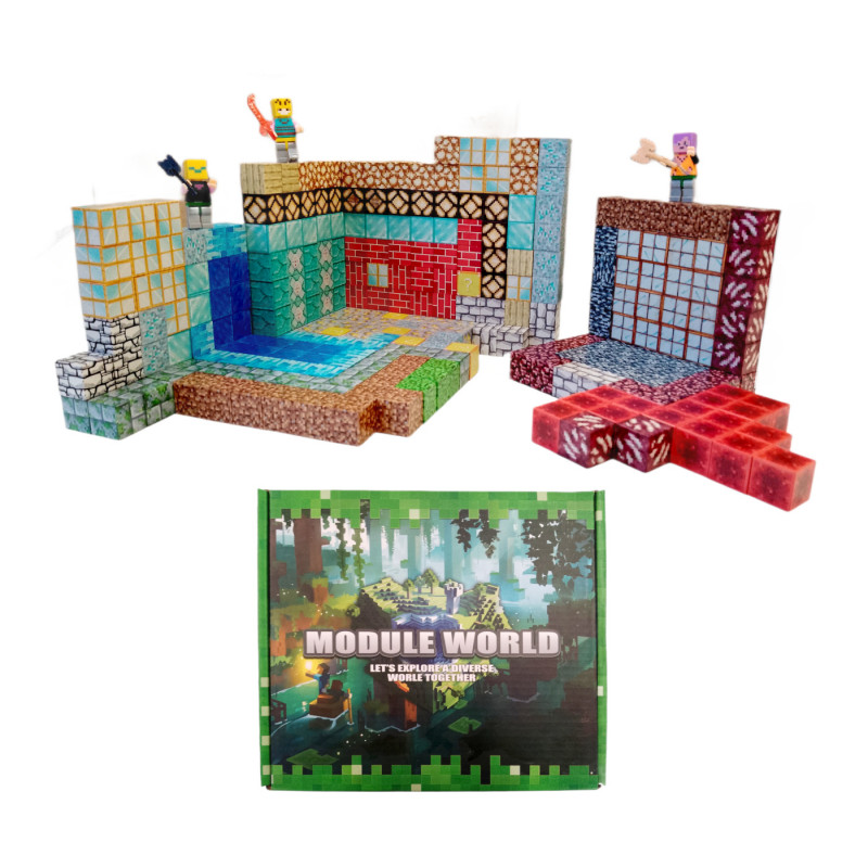 Magnetická stavebnica Minecraft Special blocks 303ks