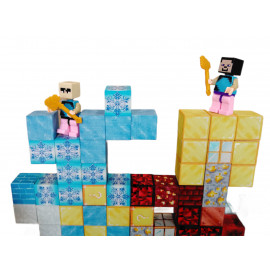 Magnetická stavebnica Minecraft Special blocks 152ks