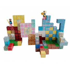 Magnetická stavebnica Minecraft Special blocks 152ks