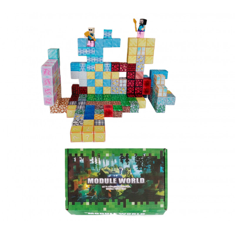 Magnetická stavebnica Minecraft Special blocks 152ks