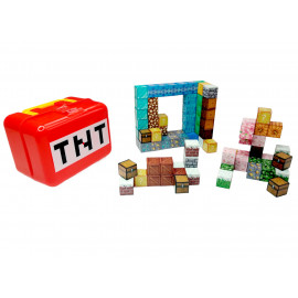 Magnetická stavebnica Minecraft TNT box 98ks