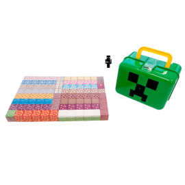 Magnetická stavebnica Minecraft Creeper box 98ks